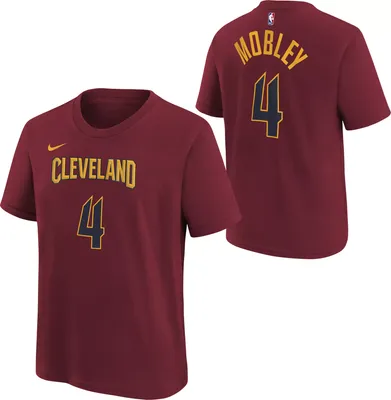 Nike Youth Cleveland Cavaliers Evan Mobley #4 Red T-Shirt
