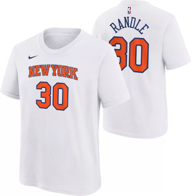 Nike Men's New York Knicks Julius Randle #30 White Dri-FIT Swingman Jersey