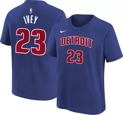 Nike Youth Detroit Pistons Jaden Ivey #23 Blue T-Shirt