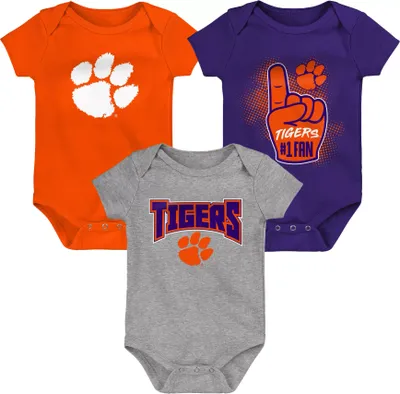 Gen2 Toddler Clemson Tigers Orange Creeper Set