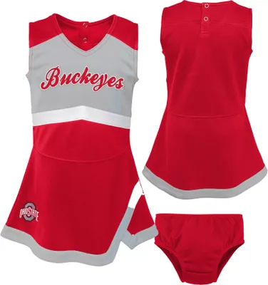 Gen2 Toddler Ohio State Buckeyes Scarlet Cheer Dress
