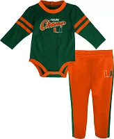 Gen2 Toddler Miami Hurricanes Green Creeper Set