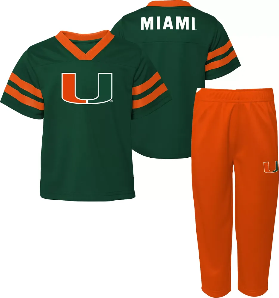 Gen2 Toddler Miami Hurricanes Green Apparel Set