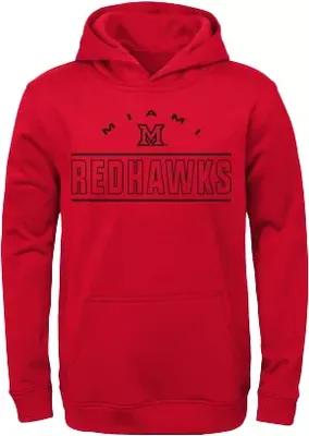 Gen2 Youth Miami RedHawks Dark Red Hoodie