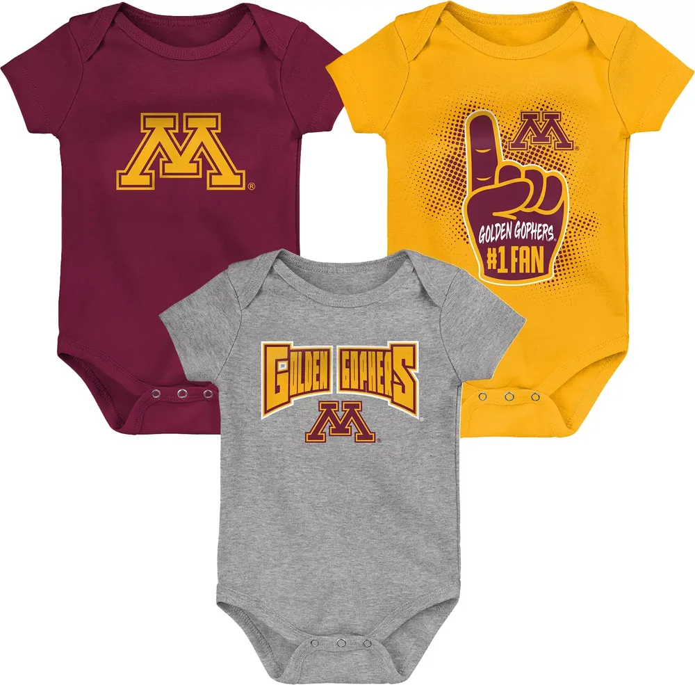 Gen2 Toddler Minnesota Golden Gophers Maroon Creeper Set