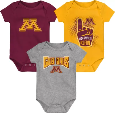 Gen2 Toddler Minnesota Golden Gophers Maroon Creeper Set