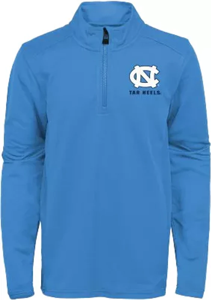 Gen2 Youth North Carolina Tar Heels Carolina Blue 1/4 Zip Jacket