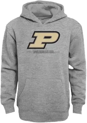 Gen2 Youth Purdue Boilermakers Heather Grey Hoodie