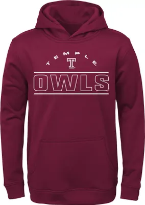 Gen2 Youth Temple Owls Garnet Hoodie