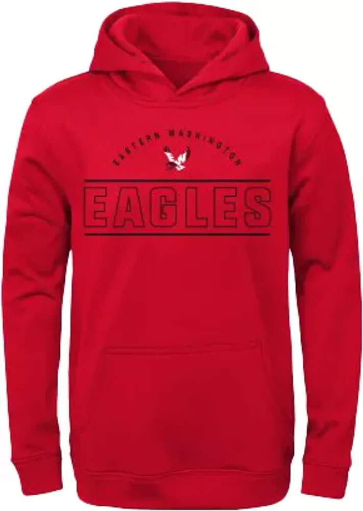 Gen2 Youth Eastern Washington Eagles Dark Red Hoodie