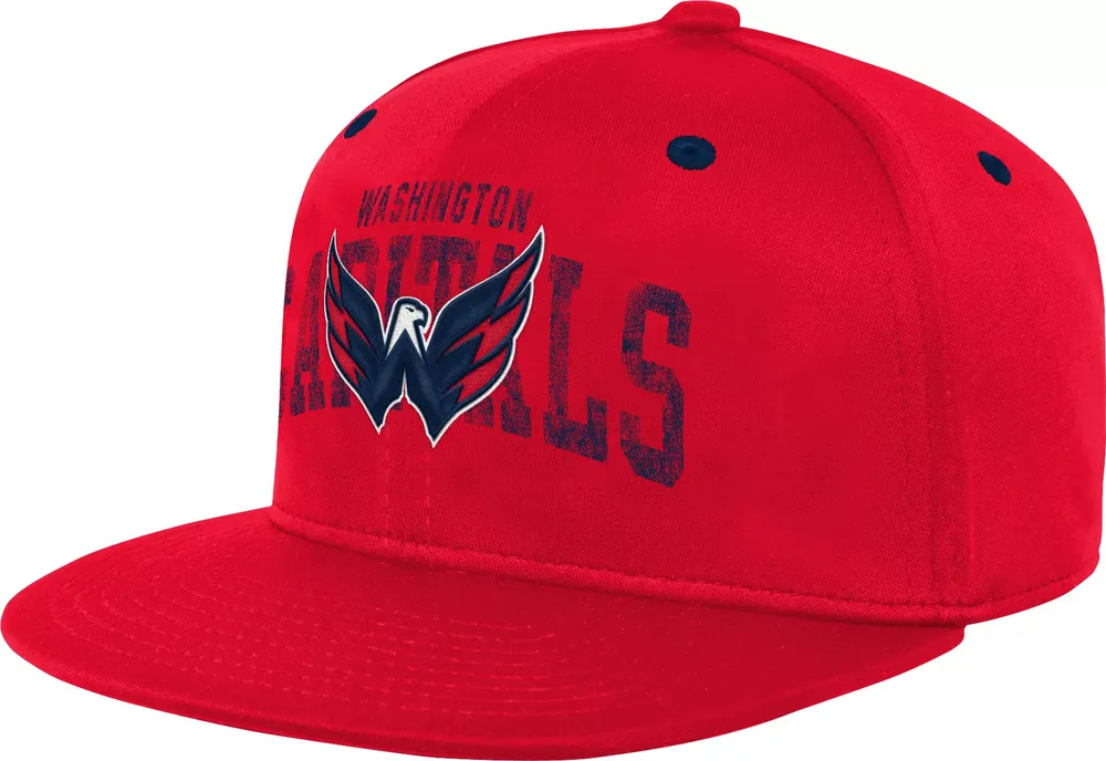 NHL Youth Washington Capitals Red Snapback Hat