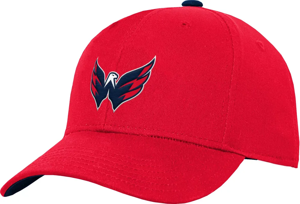 NHL Youth Washington Capitals Red Precurve Snapback Hat