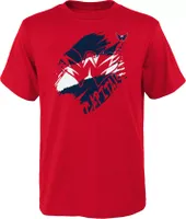 NHL Youth Washington Capitals Knockout Red T-Shirt