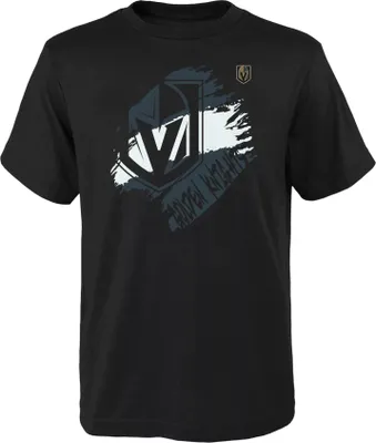 NHL Youth Vegas Golden Knights Knockout Black T-Shirt