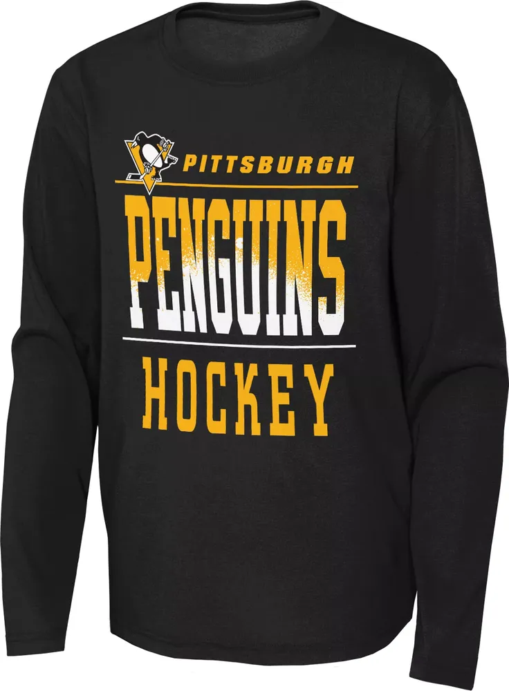 NHL Youth Pittsburgh Penguins Barnburner Black T-Shirt