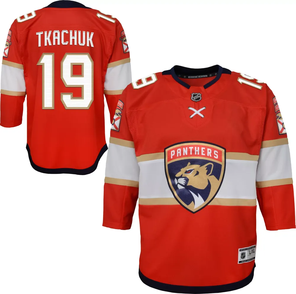 NHL Youth Florida Panthers Matthew Tkachuk #19 Premier Home Jersey