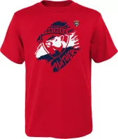 NHL Youth Florida Panthers Knockout Red T-Shirt