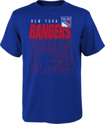 NHL Youth New York Rangers Celly Time Blue T-Shirt