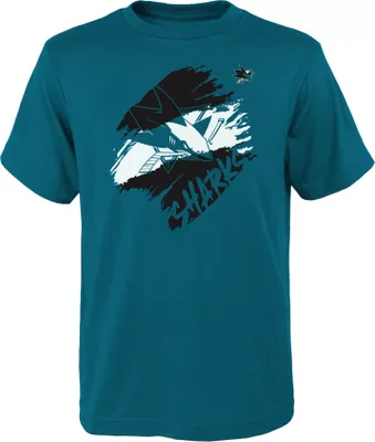 NHL Youth San Jose Sharks Knockout Blue T-Shirt