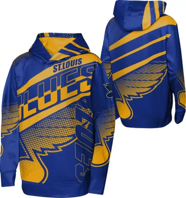 NHL Youth St. Louis Blues Home Ice Blue Pullover Hoodie