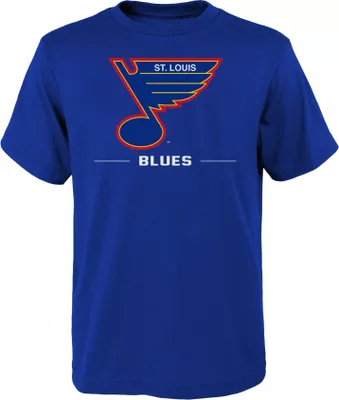 NHL Youth St. Louis Blues Reissue Blue V-Neck T-Shirt