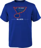 NHL Youth St. Louis Blues Reissue Blue V-Neck T-Shirt