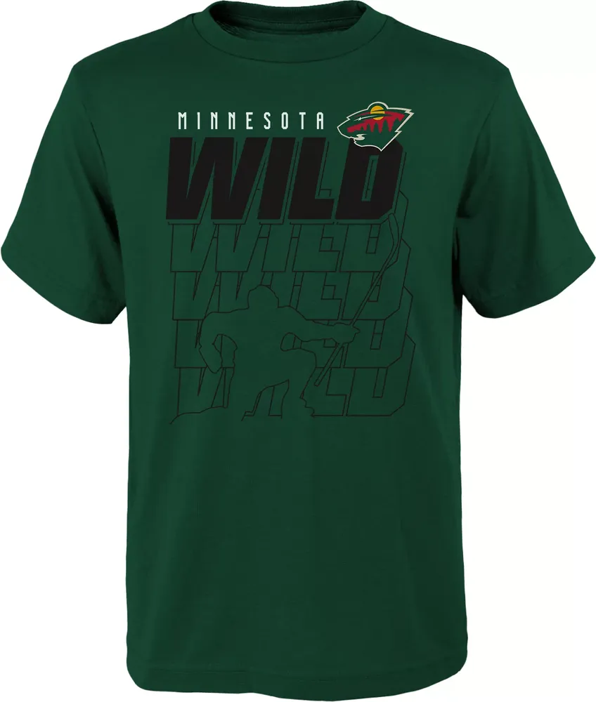 NHL Youth Minnesota Wild Celly Time Green T-Shirt