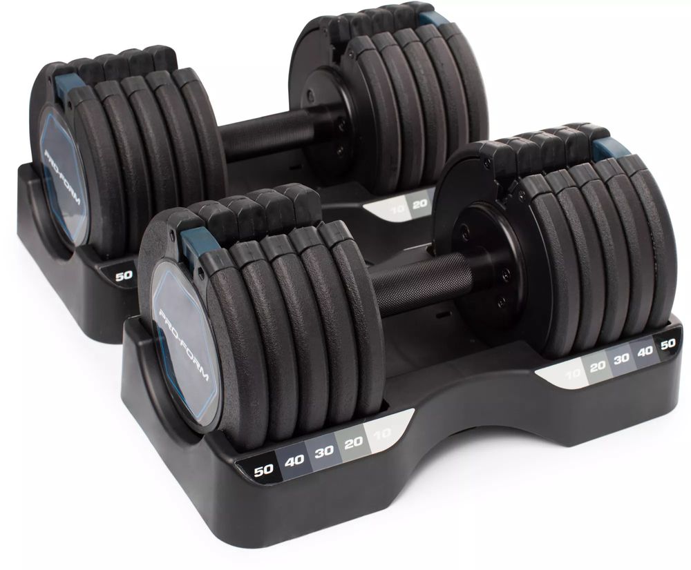 ProForm 50 lb. Adjustable Dumbbell Set