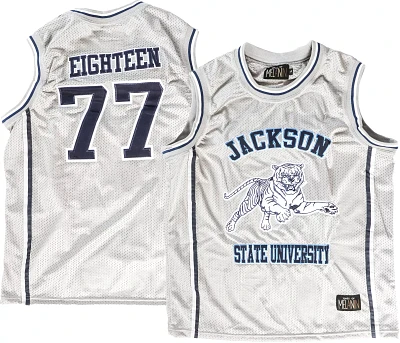 Tones of Melanin Jackson State Tigers Grey Basketball Jersey