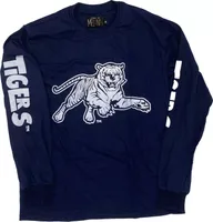 Tones of Melanin Jackson State Tigers Navy Blue Concert Long Sleeve T-Shirt