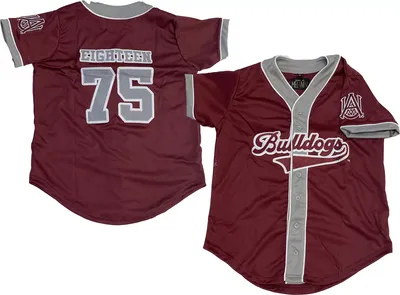 Tones of Melanin Alabama A&M Bulldogs Maroon Baseball Jersey