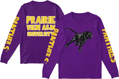 Tones of Melanin Prairie View A&M Panthers Purple Concert Long Sleeve T-Shirt