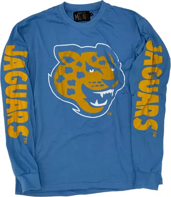 Tones of Melanin Southern University Jaguars Columbia Blue Concert Long Sleeve T-Shirt
