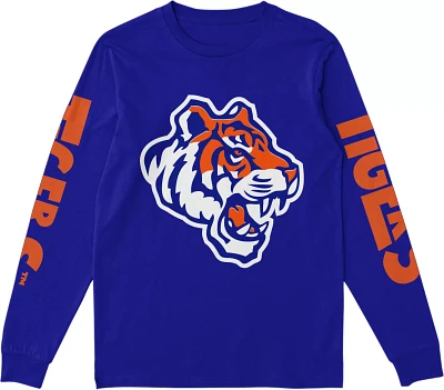 Tones of Melanin Savannah State Tigers Reflex Blue Concert Long Sleeve T-Shirt