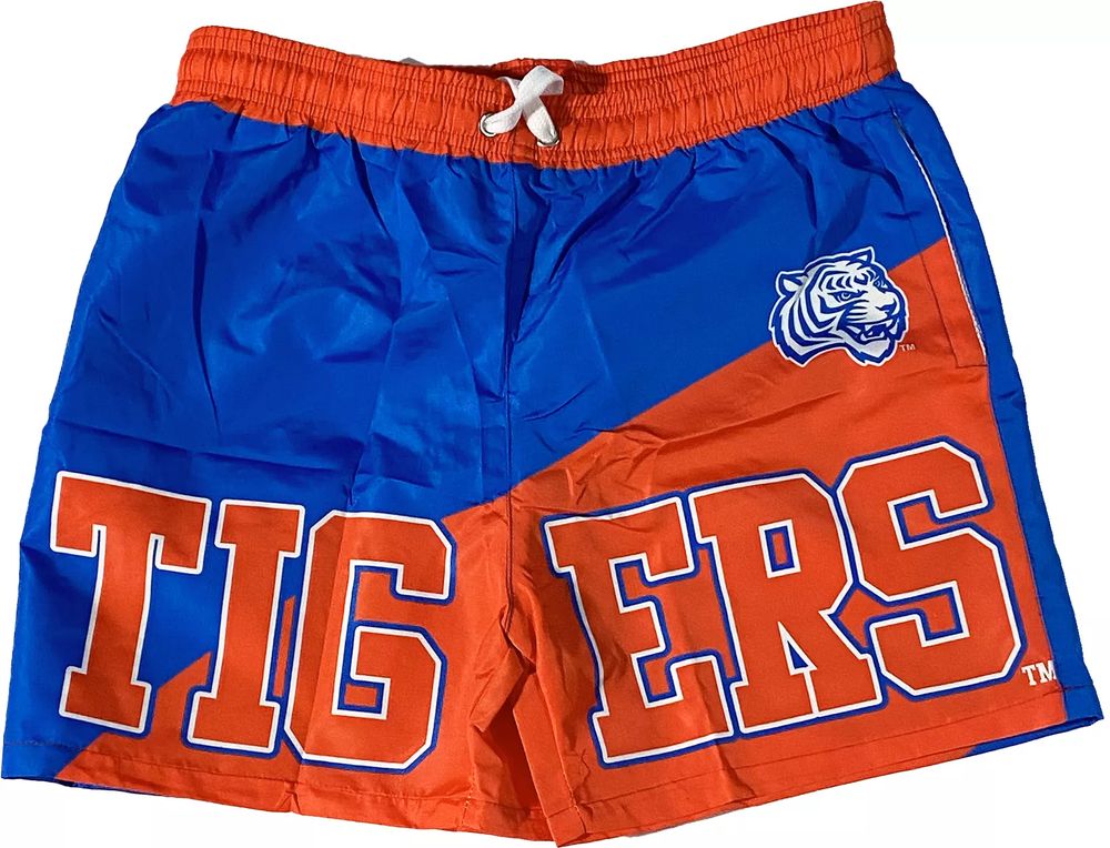 Tones of Melanin Tennessee State Tigers Royal Blue/Orange Summer Shorts