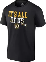 NHL 2022 Stanley Cup Playoffs Boston Bruins Slogan Black T-Shirt