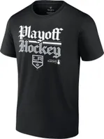 NHL 2022 Stanley Cup Playoffs Los Angeles Kings Slogan Black T-Shirt