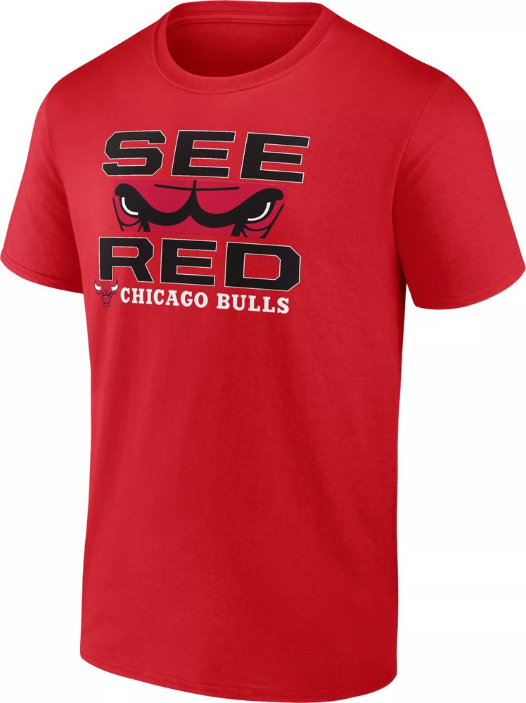 Chicago Bulls basketball NBA T Shirt Size M Mens Black Short Sleeve Crew  Neck