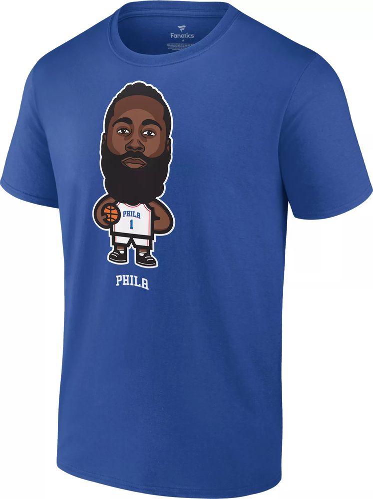 Cartoon James Harden Graphic Philadelphia Sixers Basketball Unisex T-Shirt