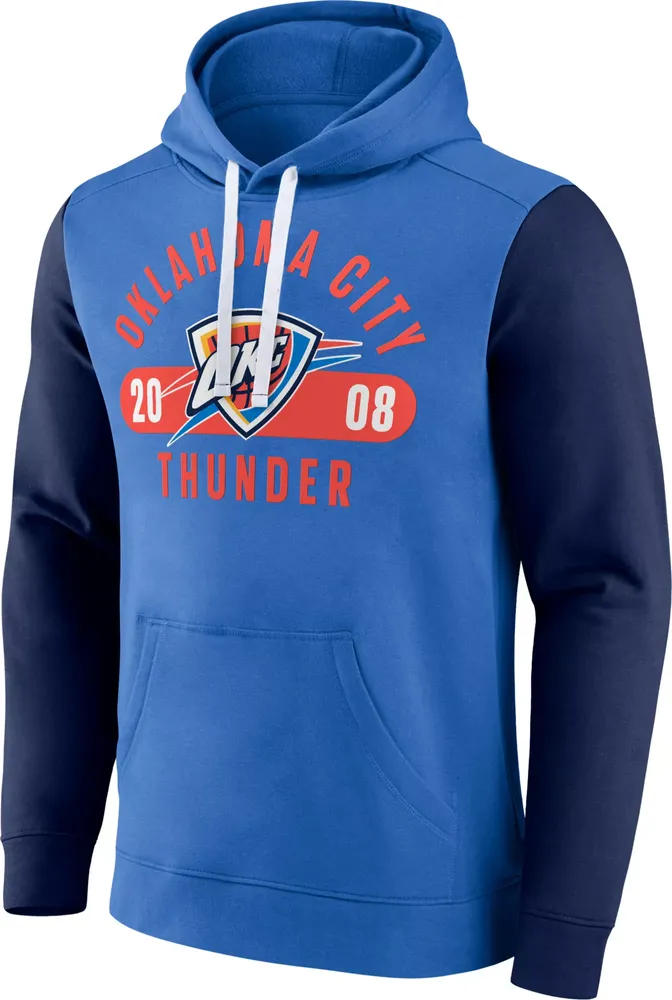 NBA Men's Oklahoma City Thunder Blue Pullover Hoodie