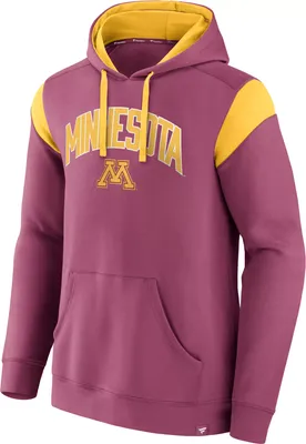 NCAA Men's Minnesota Golden Gophers Maroon Colorblock Pullover Hoodie