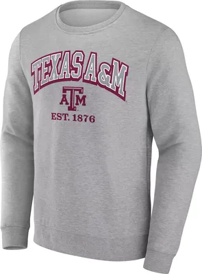 NCAA Men's Texas A&M Aggies Grey Original Crew Neck Sweatshirt