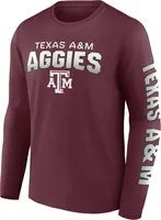 NCAA Men's Texas A&M Aggies Maroon Iconic Anyone's Game Long Sleeve T-Shirt