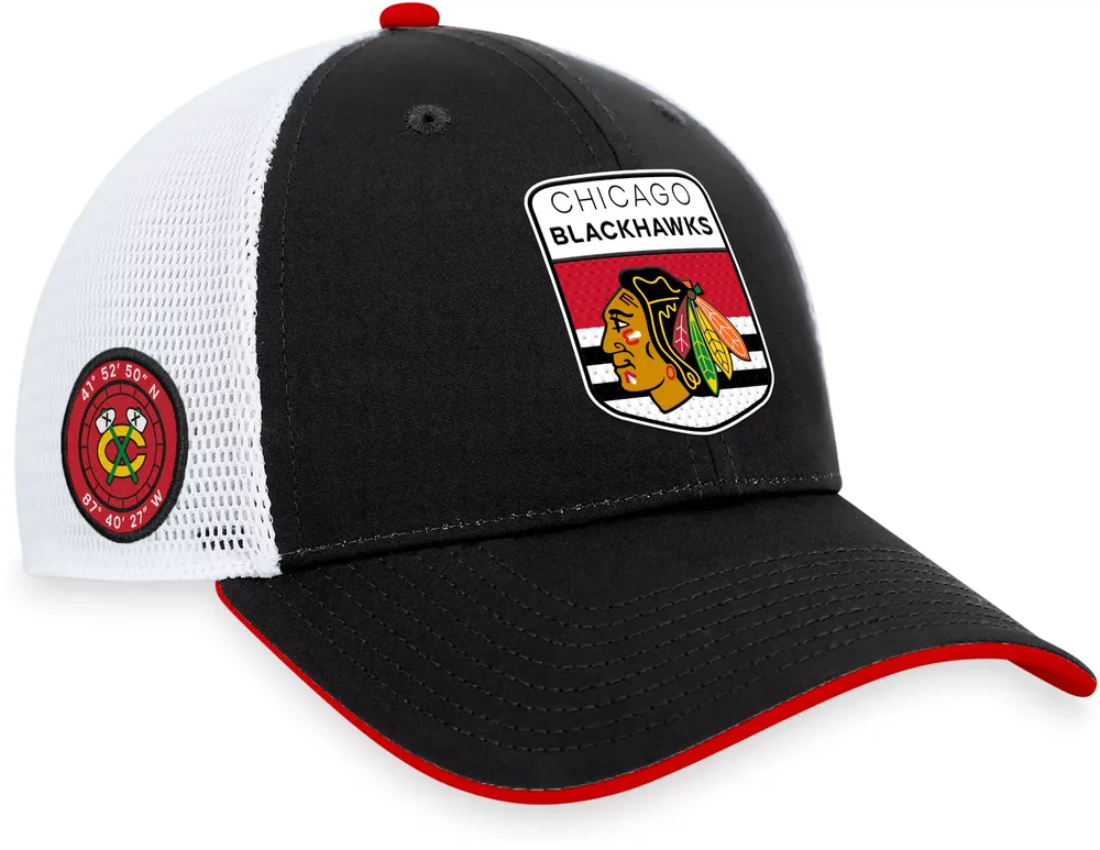 NHL Chicago Blackhawks 2023-2024 Authentic Pro Draft Trucker Hat