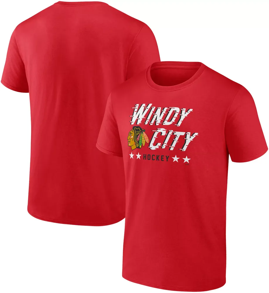 NHL Chicago Blackhawks Ice Cluster Red T-Shirt