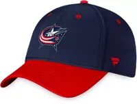 NHL Columbus Blue Jackets 2023 Authentic Pro Draft 2-Tone Flex Hat