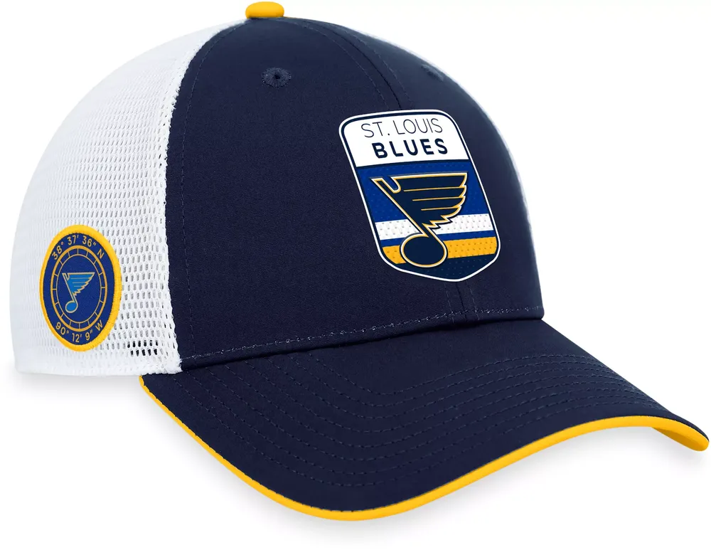 NHL St. Louis Blues 2023-2024 Authentic Pro Draft Trucker Hat