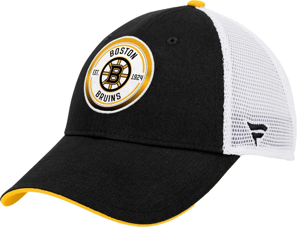 NHL Boston Bruins Iconic Adjustable Trucker Hat