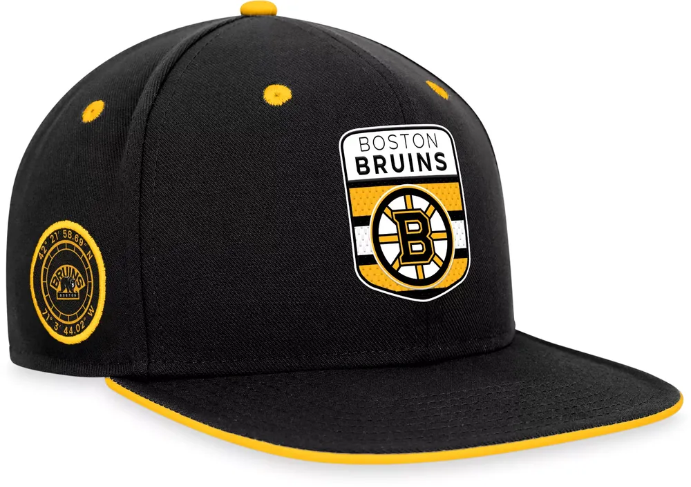 NHL Boston Bruins 2023-2024 Authentic Pro Draft Snapback Hat