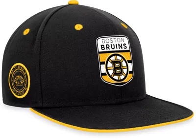 NHL Boston Bruins 2023-2024 Authentic Pro Draft Snapback Hat